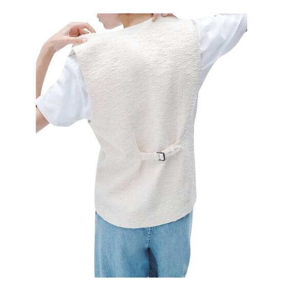 Rag & Bone Charlotte Tweed Vest | Italian Fabric | Size S | New with Tags $398 - Picture 4 of 11